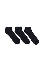 Ankle Socks - All Black - Black