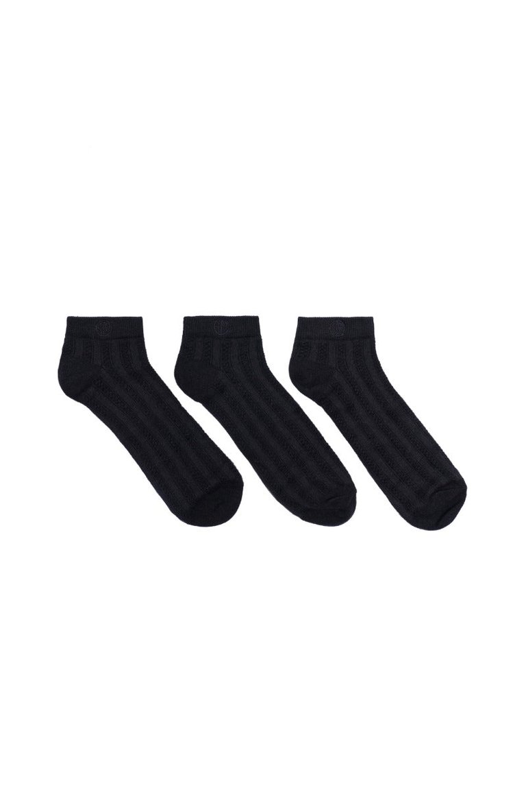 Ankle Socks - All Black - Black