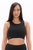 Boston BOS - Open Back Bra Top - Black Sand - Black