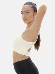 Boston - Open Back Bra Top - Powder