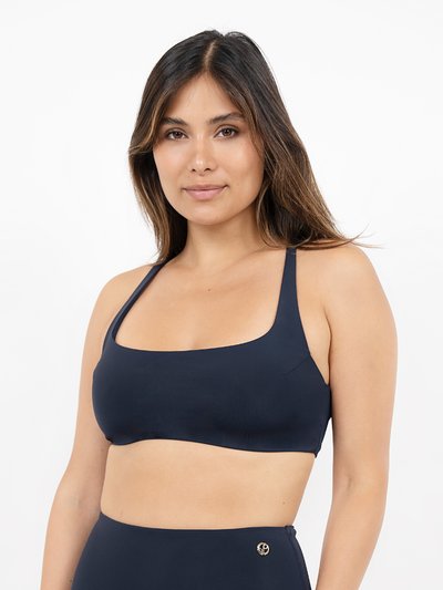 1 People Crete Her - Cross Back Bikini Top - Pebble product