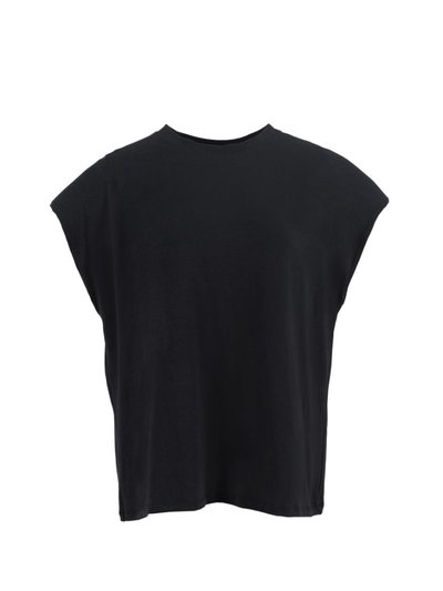 1 People Muscat  - Bold Shoulder Tee - Black Sand product
