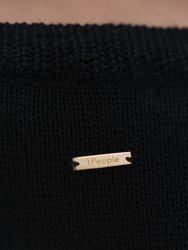Nagano  - V-Neck Sweater - Licorice