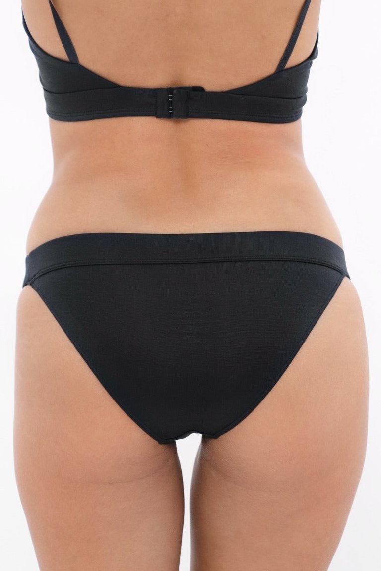 Oregon PDX - Bikini Briefs - Black Sand