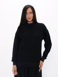 Philly  - Cosy Sweater - Black Sand - Black Sand