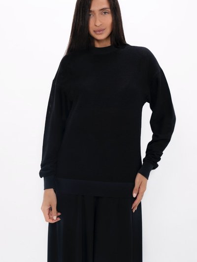 1 People Philly  - Cosy Sweater - Black Sand product