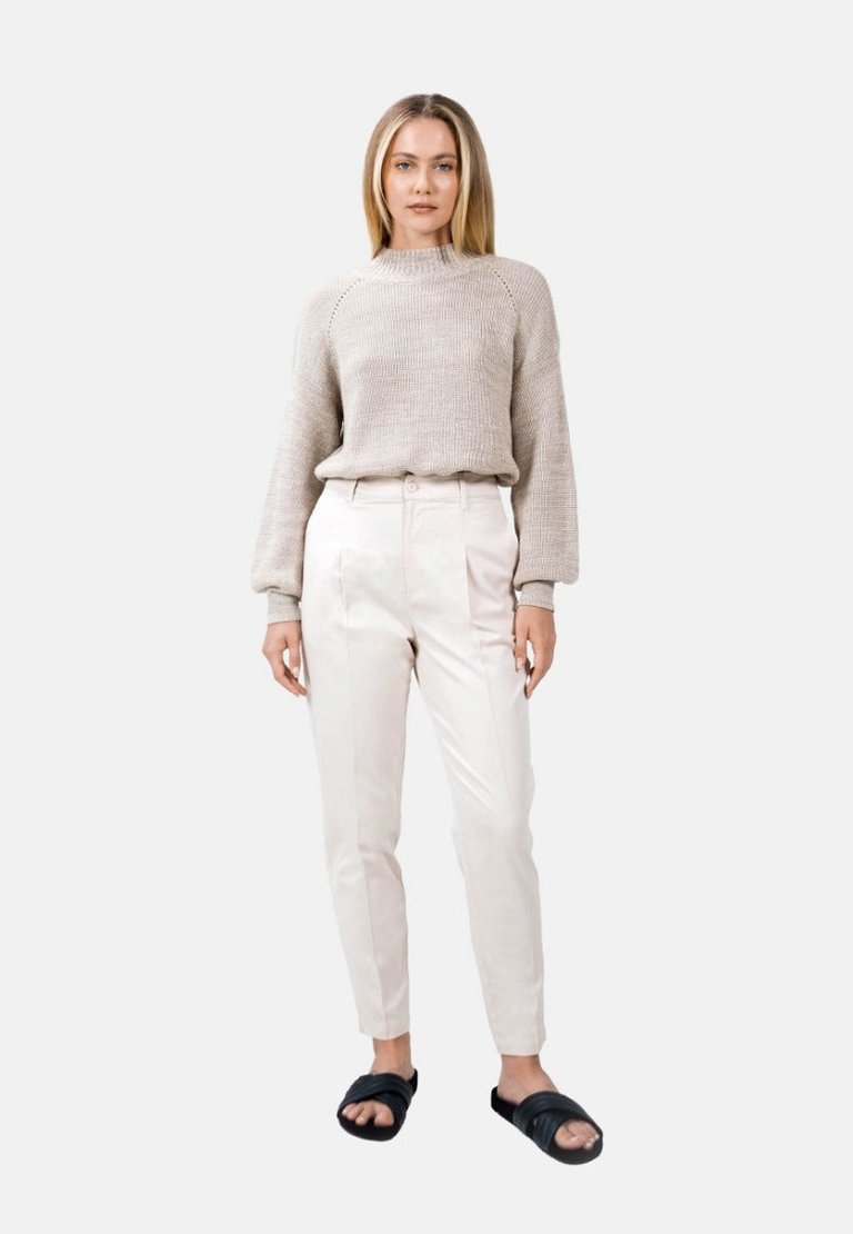 Salo QVD -Tapered Trousers- Egret - Egret