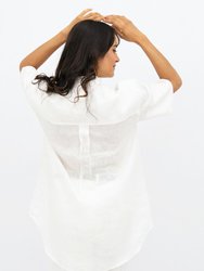 Seville  - Short Sleeves Shirt - Porcelain