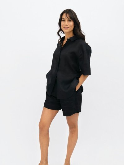 1 People Seville SVQ - Short Sleeves Shirt - Licorice product