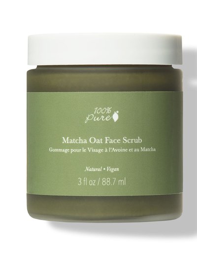 100% PURE Matcha Oat Face Scrub product