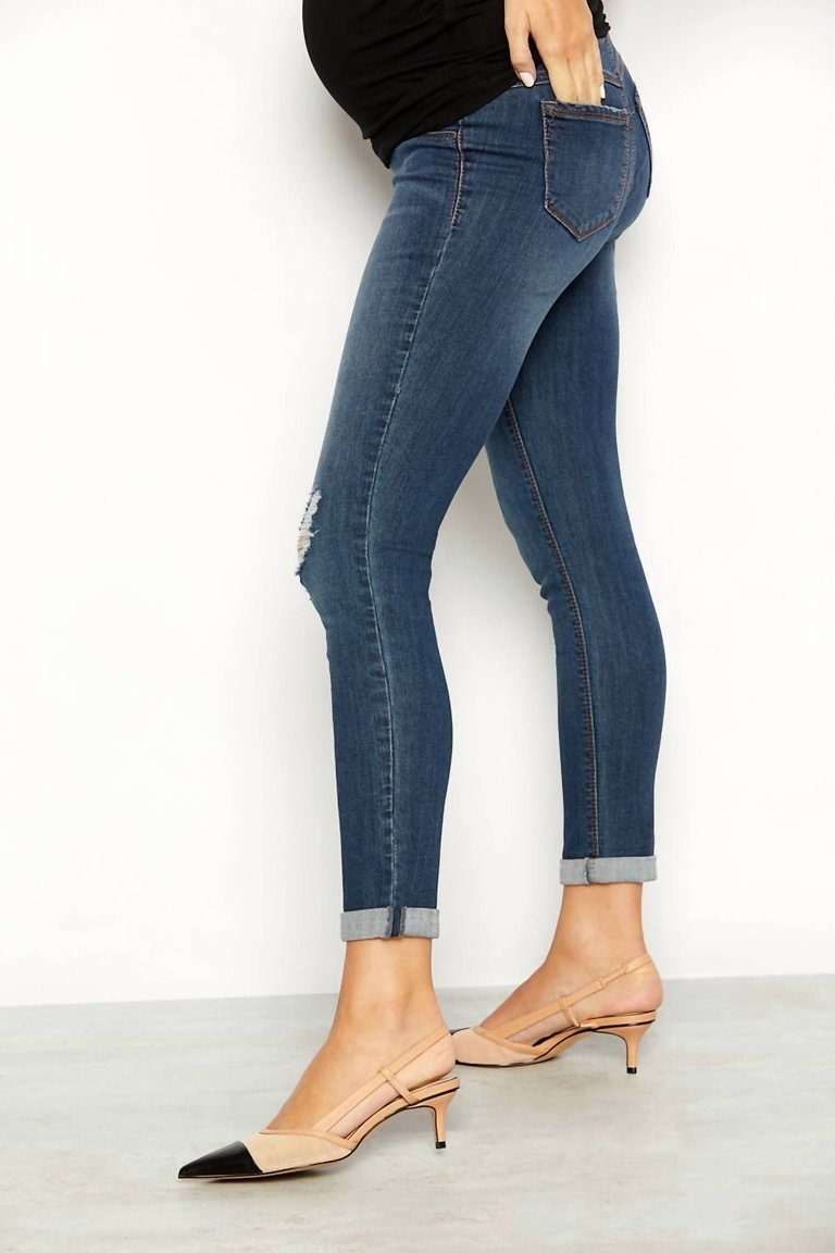Maternity Vintage Denim Ankle Skinny Jean