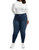 Plus 30" Re:Denim High Rise Double Button Ankle Skinny Jeans - Ziggy