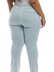Plus Better Butter Sheila Mid Rise Slim Straight