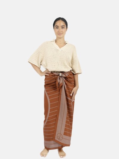 1 People Antibes Beach Sarong Taupe product