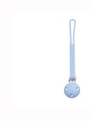 Braided Pacifier Clip - Sky
