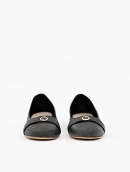Cape Town CPT - Ballerina Flat Shoes - Charcoal