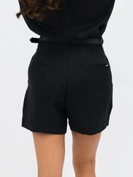 French Riviera NCE - Mom Shorts - Licorice