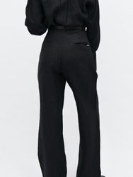 French Riviera NCE - Wide Leg Pants - Licorice