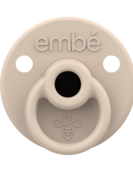 Infant Binnie Retractable Pacifier - Oatmeal Blush