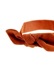 Infant Bow Headband, Girls - Rust