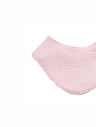 Infant Cotton Bandana Bib - Cotton Candy Pink