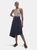 Mallorca Organic Cotton Twill Asymmetric Skirt - Summer Night