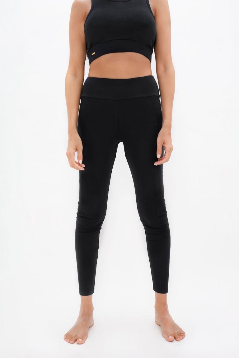 Munich Pyratex Organic Cotton Leggings - Black Sand