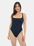 Mykonos Crisscross Swimsuit - Pebble