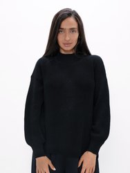 Ottawa Yow - High Neck Sweater - Licorice - Licorice