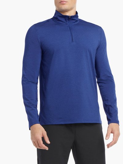 2(X)IST Anatomic Quarter Zip Activewear Top - Altlantic Spacedye product