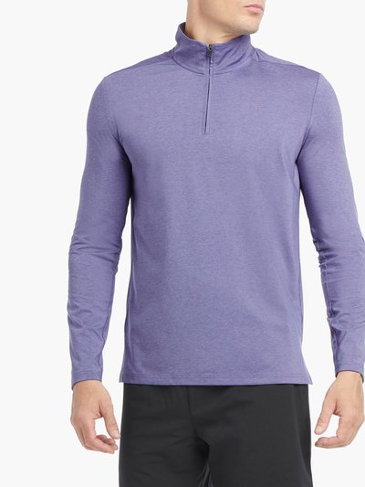 2(X)IST Anatomic Quarter Zip Activewear Top - Twilight Spacedye product