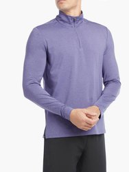 Anatomic Quarter Zip Activewear Top - Twilight Spacedye