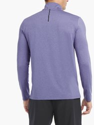 Anatomic Quarter Zip Activewear Top - Twilight Spacedye