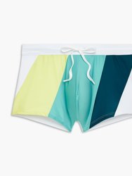 Cabo Swim Trunk - Sunny Lime/Turquoise/Submerged - Sunny Lime/Turquoise/Submerged