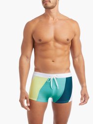 Cabo Swim Trunk - Sunny Lime/Turquoise/Submerged