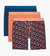 Cotton Stretch 6" Boxer Brief 3-Pack - Dark Blue/Circle Geo/Coral Chic_96720