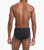 Cotton Stretch No-Show Brief 3-Pack - Black Beauty/Castleock/Colorblock