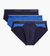 Cotton Stretch No-Show Brief 3-Pack - Dazzling Blue/Eclipse/Colorblock - Dazzling Blue/Eclipse/Colorblock