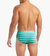 Cotton Stretch No Show Brief 3+1 Bonus Pack - Printed Stripe/Navy Blazer/Turquoise/Geo X Print