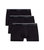 Cotton Stretch No-Show Trunk 3-Pack - Black - Black