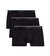 Cotton Stretch No-Show Trunk 3-Pack - Black - Black