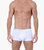 Cotton Stretch No-Show Trunk 3-Pack - White