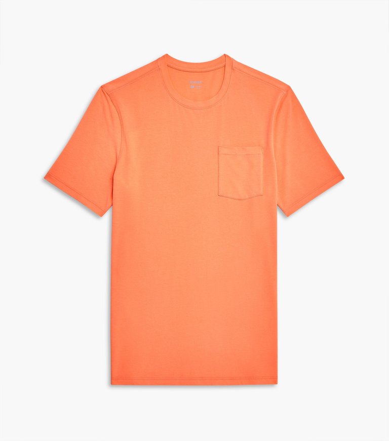 Dream | Crewneck Pocket T-Shirt - Coral Chic - Coral Chic