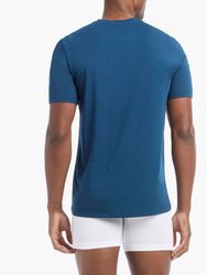 Dream | Crewneck Pocket T-Shirt - Dark Blue