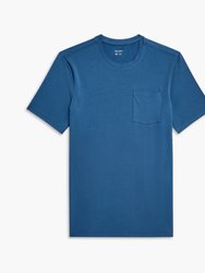 Dream | Crewneck Pocket T-Shirt - Dark Blue - Dark Blue