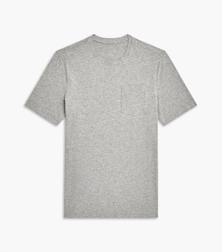 Dream | Crewneck Pocket T-Shirt - Gray Heather - Gray Heather