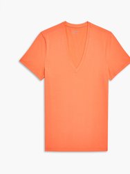 Dream | Deep V-Neck T-Shirt - Coral Chic - Coral Chic