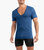 Dream | Deep V-Neck T-Shirt - Dark Blue