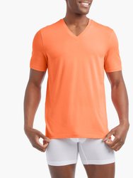 Dream | V-Neck T-Shirt - Coral Chic