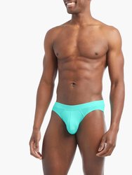 Essential Cotton Bikini Brief 4-Pack - Turquoise/Dark Blue/Coral Chic/Black